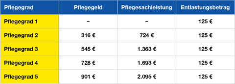 Ambulante Pflege Als Leistung Der Pflegeversicherung Bei Pflegegrad 1 – 5